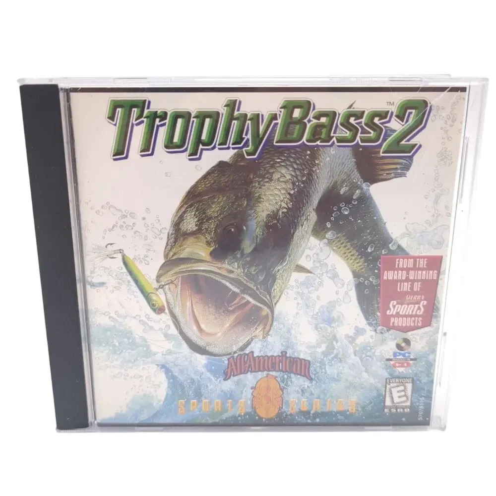 Trophy Bass 2 All-American Sports Series PC Video Game Fishing Multiplayer